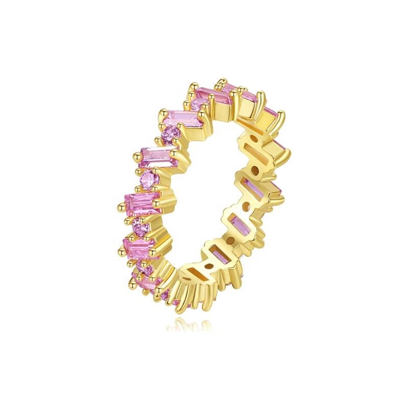 Anillo Circón Rosa